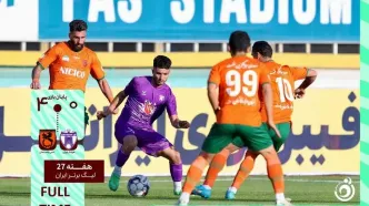 خلاصه بازی هوادار 0 - مس رفسنجان 4 + ویدئو