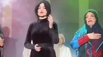 فیلم آواز باشکوه ای ایران  بازیگران ایرانی نمایش سیصد و بهروز وثوقی در امریکا ! / فقط نوید محمدزاده نخواند !