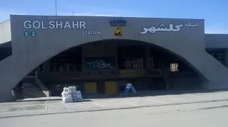 اختلال یک ساعته قطار در ایستگاه گلشهر