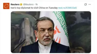 رویترز: عباس عراقچی فردا به چین می‌رود