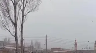 فیلم بارش برف در سلماس