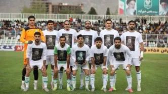 عکس | پوستر باشگاه خیبر با چهره کاپیتان پرسپولیس و برادرش