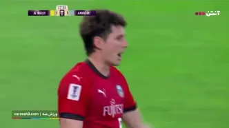 گل اول النصر توسط مانه 28 / النصر 1- کاوازاکی 1 / نیمه نهایی لیگ_نخبگان 2025