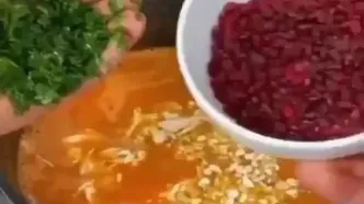 سوپ جو قرمز مخصوص سرماخوردگی