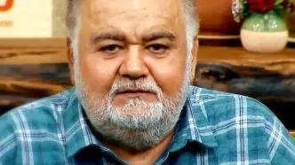 عکسی از خانواده اکبر عبدی در تولد نوه اش