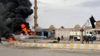 انفجار وحشتناک تریلی حامل سوخت در مشهد