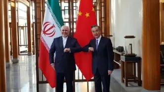 دیدار و گفتگوی وزرای خارجه ایران و چین
