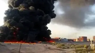 صداوسیما: آتش‌سوزی بندر شهید رجایی مهار شده و تحت کنترل است+ ببینید