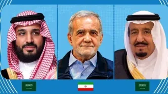 پیام تسلیت پادشاه و ولیعهد عربستان به پزشکیان