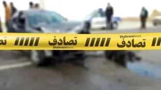 فوت و مصدومیت مأموران پلیس در یک تصادف
