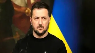 زلنسکی، ایران و روسیه را تحریم کرد