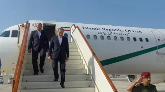 عراقچی وارد عمان شد + فیلم