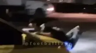 فیلم حمله شوکه کننده هواداران استقلال به خودروی رافائل سیلوا!