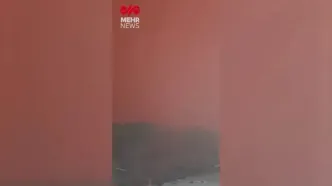 تصاویری از ورود توده عظیم گرد و غبار از عربستان به عراق و خوزستان