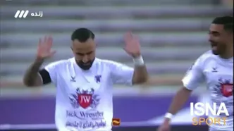 گل اول هوادار به استقلال توسط داریوش شجاعیان