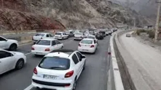 ترافیک سنگین در هراز/ کندوان یکطرفه شد