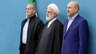 اولین عکس از نشست سران قوا به میزبانی پزشکیان