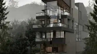 شاهکار معماری در دل جنگل‌های کلاردشت