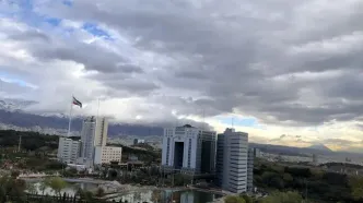 صدور هشدار نارنجی برای تهران/وزش باد شدید و فعالیت سامانه بارشی