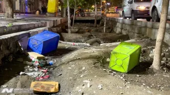 مصدومیت ۷ نفر در طوفان شب گذشته تهران