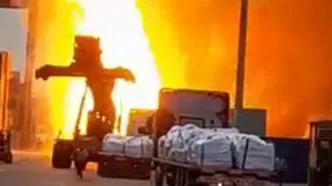 ببینید | اولین تصاویر از کانون انفجار در اسکله رجایی