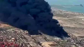 تلاش خلبان ایرانی در هدایت ایلوشین ۷۶ بر فراز بندرعباس/ ویدئو