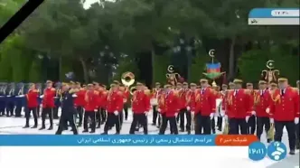 استقبال رسمی علی‌اف از پزشکیان