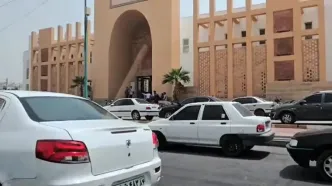 گردوغبار و کاهش دید افقی در بندرعباس