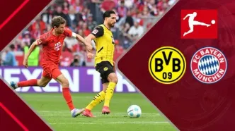 خلاصه بازی بایرن مونیخ 2 - دورتموند 2 + ویدئو