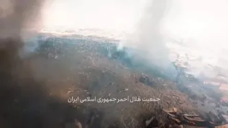 ویدیو: تصاویر وحشتناک و آخرالزمانی از محل انفجار بندرعباس در روز سوم حادثه