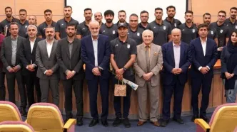 مراسم بدرقه تیم ملی فوتبال ساحلی برگزار شد