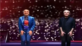 فیلم آواز شاد ترکی  مهران مدیری و رضویان ! /  با آهنگ اصیل چه رقص آذری هماهنگی کردند دونفره !