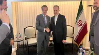 دیدار گروسی با عراقچی در تهران/ ویدئو