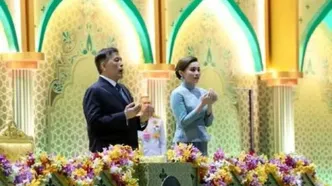 حضور پادشاه و ملکه تایلند در جشنواره مولود النبی(ص)
