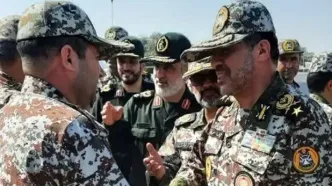 بازدید صباحی‌فرد و حاجی‌زاده از منطقه پدافند هوایی جنوب‌شرق