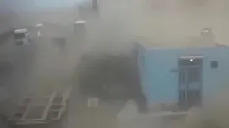 جدید ترین فیلم از موج‌انفجار از حادثه بندر شهید رجایی