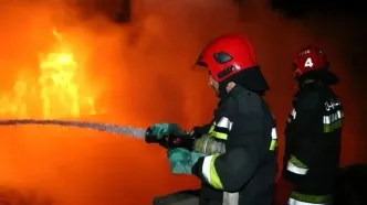 مصدومیت ۵ کارگر در اتوبان بعثت تهران