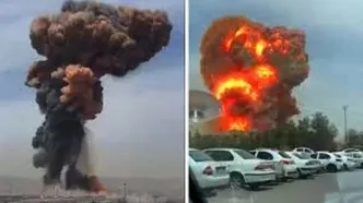 یک ویدئوی هولناک از لحظه انفجار بندر رجایی