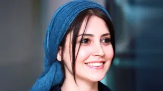 شبنم قربانی بازیگر سریال «طوبی»  با همسر واقعی اش/ عکس