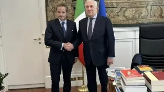 دیدار گروسی با وزیر خارجه ایتالیا پیش از آغاز مذاکرات تهران-واشنگتن در رم