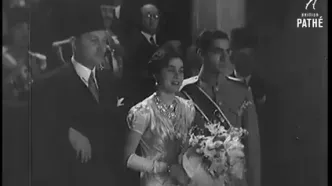 فیلمی از مراسم عروسی محمدرضا پهلوی و فوزیه در تهران؛ سال 1318