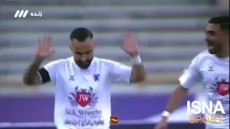 گل اول هوادار به استقلال توسط داریوش شجاعیان