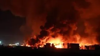 ویدیوی تازه از شدت انفجار در بندر شهید رجایی