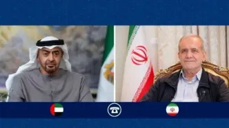 گفت‌وگو تلفنی مسعود پزشکیان با رئیس دولت امارات متحده عربی