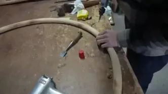 ببینید؛ فرآیند ساخت صندلی حصیری به روش یک استاد ژاپنی