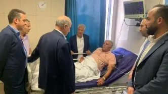 عیادت مسئولان فدراسیون فوتبال از حسن روشن