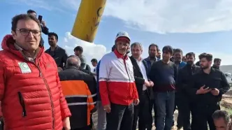 اعزام ۶ تیم عملیاتی هلال احمر در جریان رانش زمین در محور اردبیل_نیر