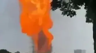 ۱۰۰ زخمی در آتش‌سوزی یک خط لوله گاز در مالزی