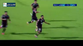 گل اول پرسپولیس توسط عنایت‌زاده در دقیقه 66/نساجی 0 - پرسپولیس 1