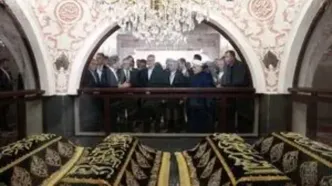 پزشکیان در باکو به زیارت رفت